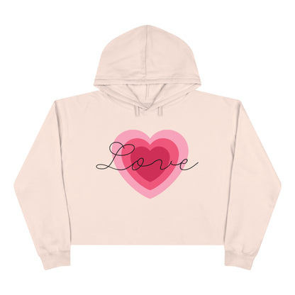 Love Heart - Crop Hoodie