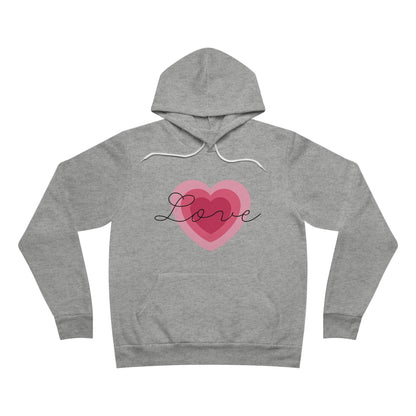 Love Heart - Unisex Sponge Fleece Pullover Hoodie