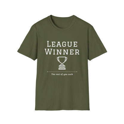 Fantasy Football League Winner T-Shirt - The Rest of You Suck - Trophy