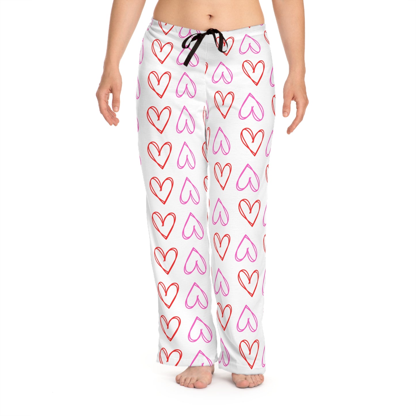 Women's Pajama Pants Valentine's Day Hearts