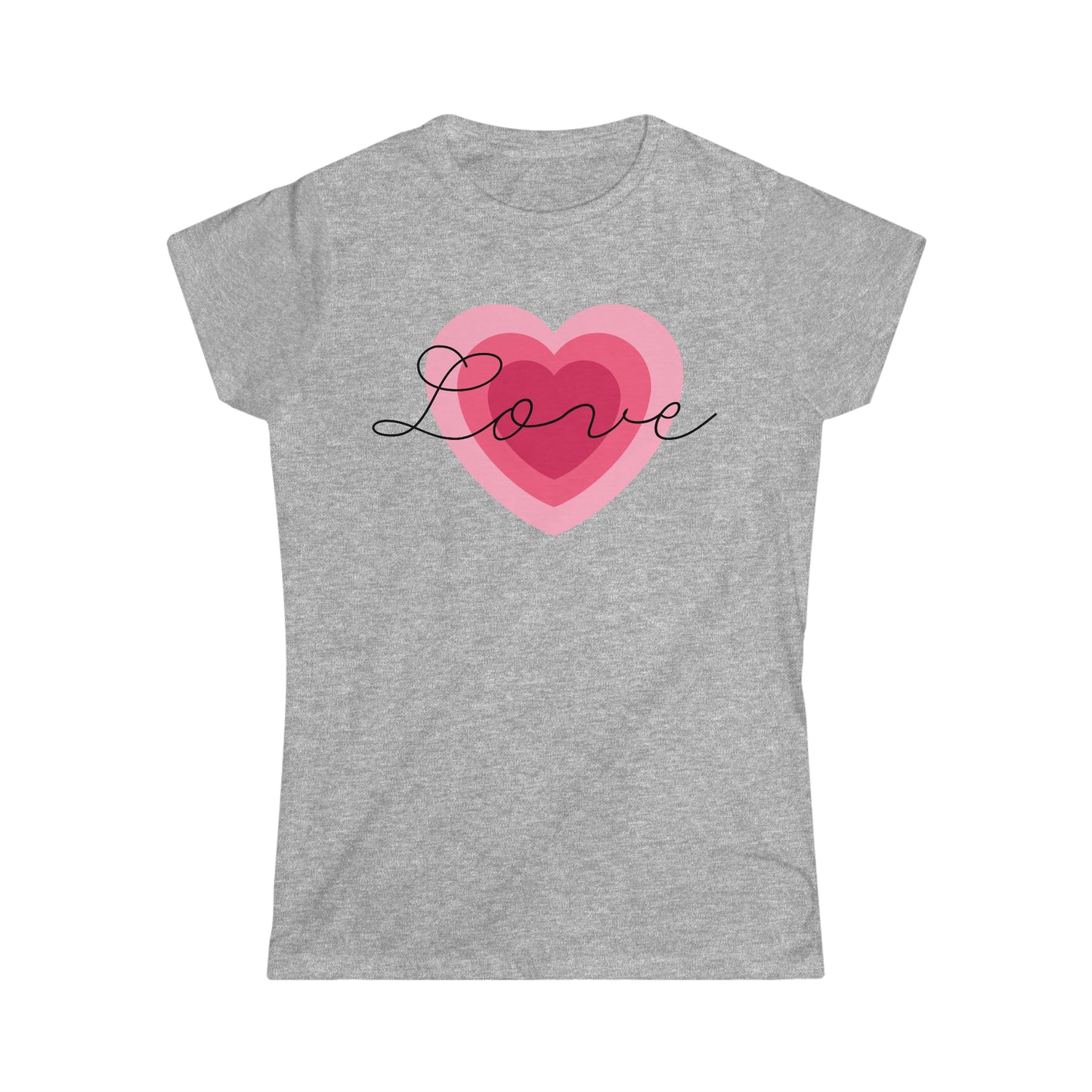 Love with Hearts - Valentine's Day - Cute Women's T-Shirt