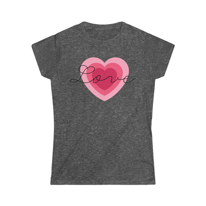 Love with Hearts - Valentine's Day - Cute Women's T-Shirt