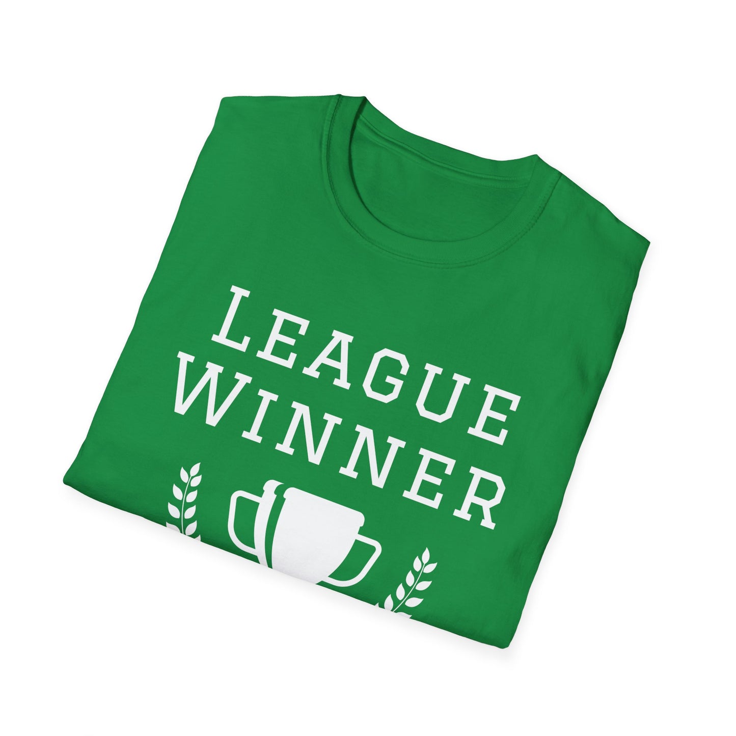 Fantasy Football League Winner T-Shirt - The Rest of You Suck - Trophy with Laurels