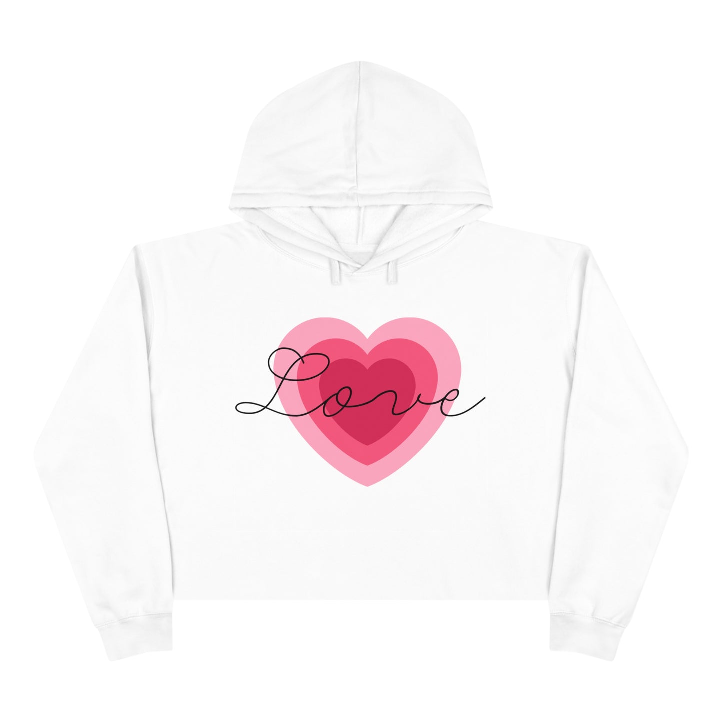 Love Heart - Crop Hoodie