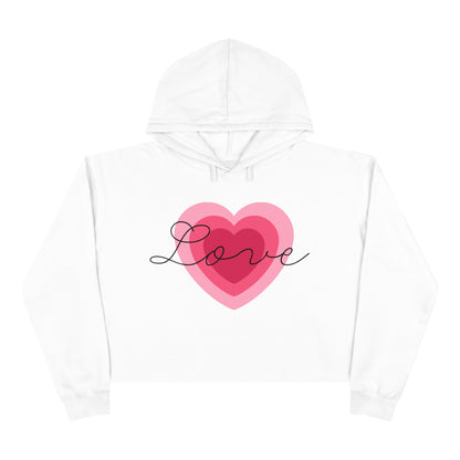 Love Heart - Crop Hoodie