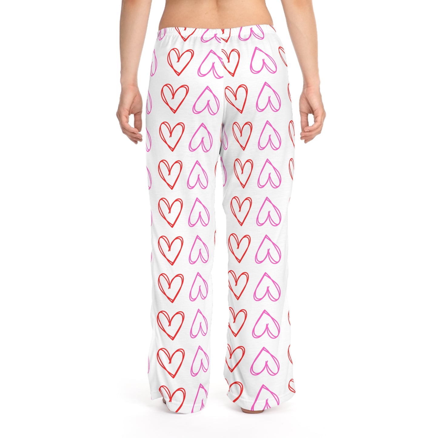 Women's Pajama Pants Valentine's Day Hearts