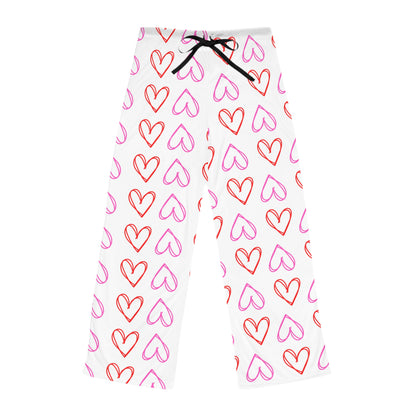 Women's Pajama Pants Valentine's Day Hearts