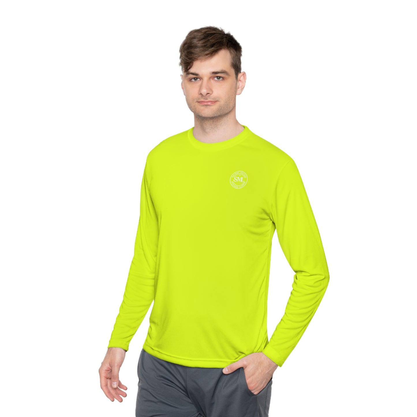 High Visibility Neon Long Sleeve Performance Tee - Moisture Wicking