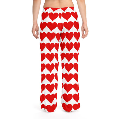 Women's Pajama Pants Valentine's Day Hearts