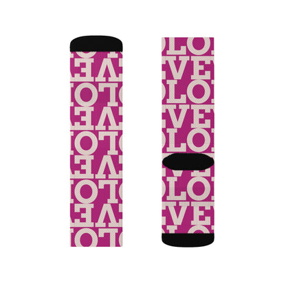 Valentine's Day Socks - LOVE